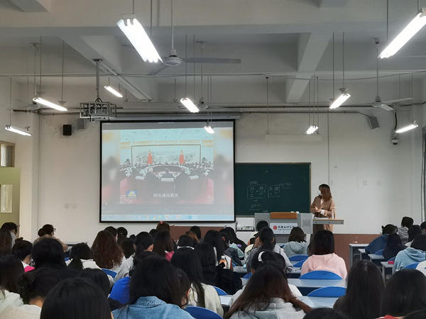 文法学院开展抗震救灾应急安全教育主题宣讲活动