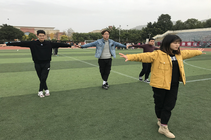 【体育】体育学院开展“阳光体育,舞动文理”活动