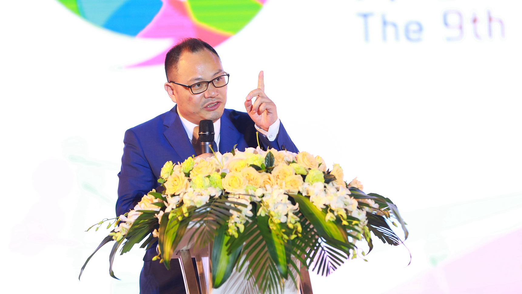 图为联合国项目事务署(UNOPS)中国首席代表罗响发表致辞 李航摄.JPG